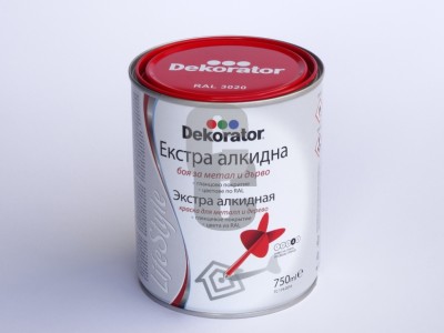 Блажна боя алкидна - Червена - Мегахим ББА